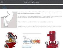 Tablet Screenshot of equipmentengineersinc.com